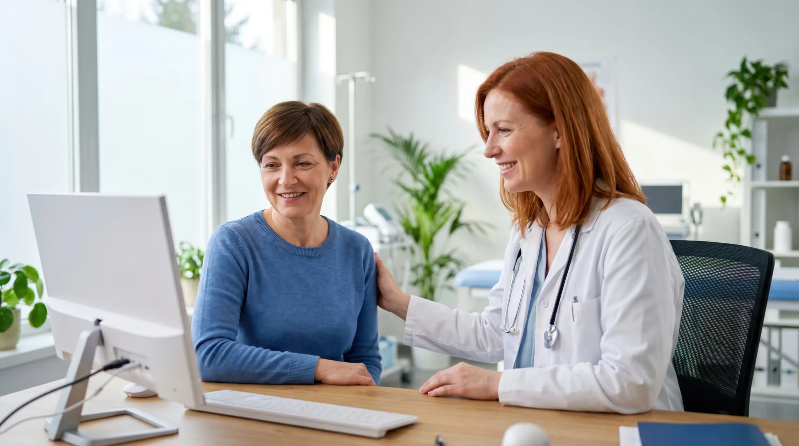 Behavioral health clinician reviewing session documentation